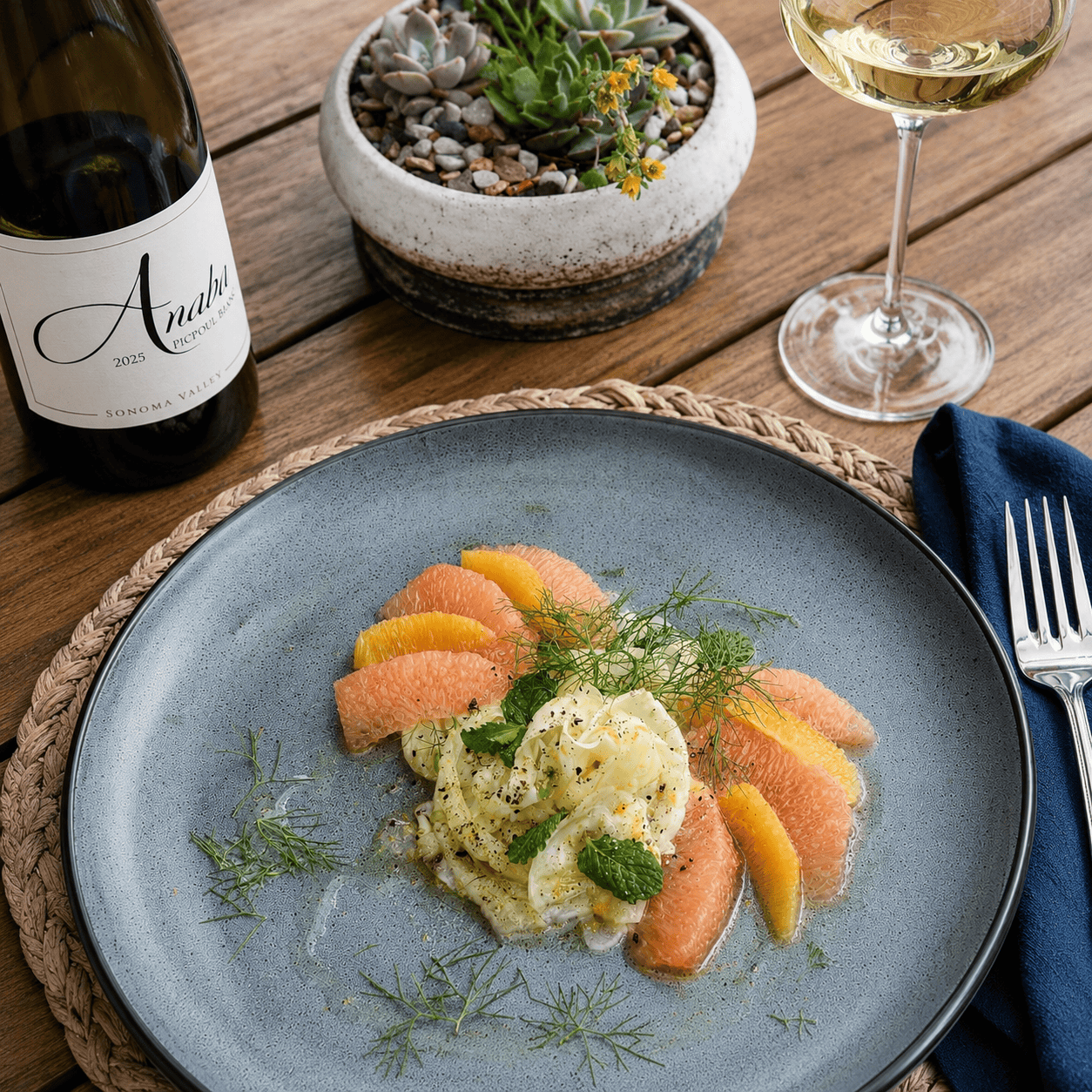 A picture of the recipe Shaved Fennel and Citrus Salad with Mint